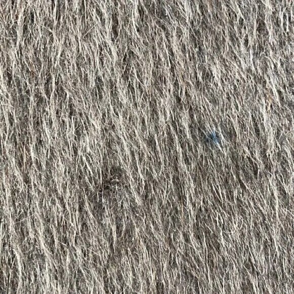 Vintage Bonnie Cashin Design Sills & Co. Mohair Leather Trimmed Cape Coat RARE - Picture 12 of 12